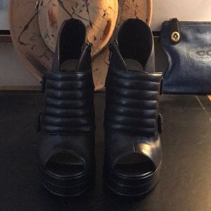 Topshop platform booties